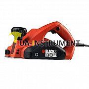 Электрорубанок BLACK+DECKER KW712, 650Вт, 0-2мм,2 ножа, переходник, рамка, чемодан., шт Кременчуг