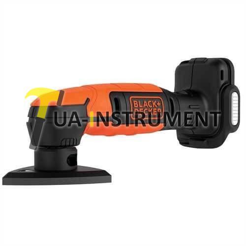 Шлифмашина дельтовидная аккумуляторная BLACK+DECKER,12 В Li-Ion,11000 ход/мин,без аккум. и ЗУ, шт Кременчуг - изображение 1