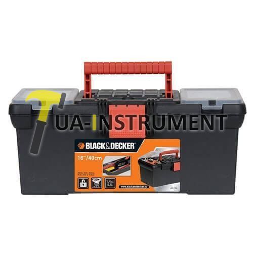 Ящик инструментальный BLACK+DECKER, на один замок, размер: 380 x 183 x 152 мм., шт Кременчуг - изображение 1