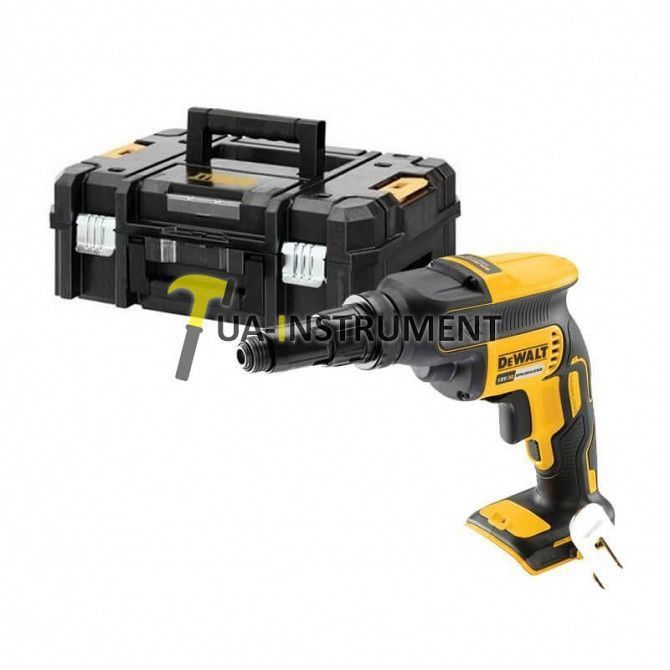 Шуруповерт аккумуляторный 18 В, безщёточный, 2000 об/мин, кейс DeWALT DCF622NT Кременчуг - изображение 1