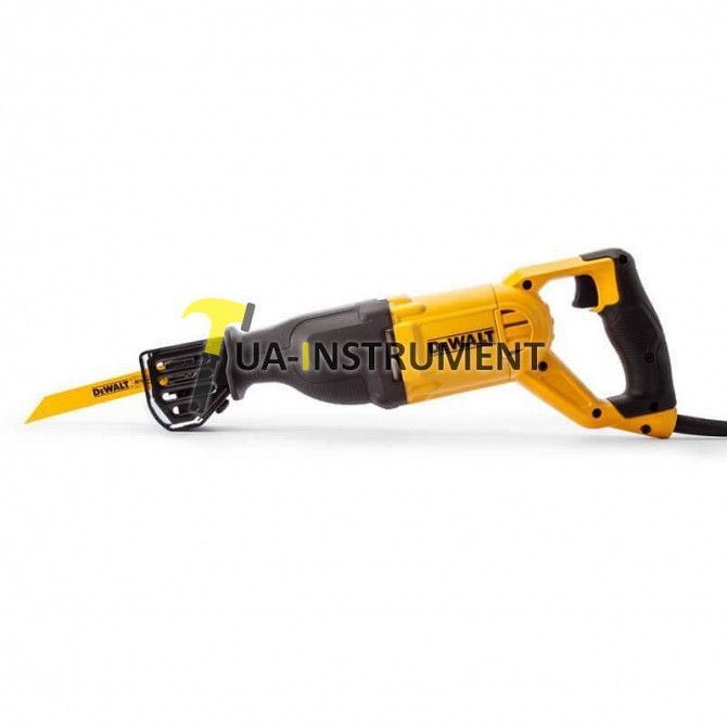 Пила сабельная DeWALT, универсальная, 1100 Вт, ход 29мм, рег-ка скорости, вес 3,5 кг, чемодан., шт Кременчуг - изображение 1