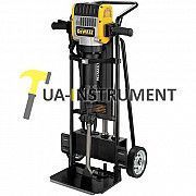 Молоток отбойный DeWALT, шестигранный патрон 28мм, 2100Bт, 68Дж(62 Дж по ЕРТА), 31кг, тележка+зубило Кременчуг