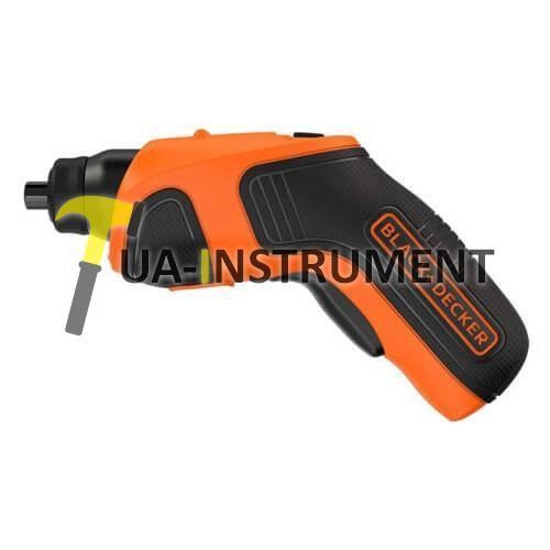 Аккумуляторная отвертка 3,6 В, Li-Ion, 180 об/мин, реверс, подсветка, 2 биты BLACK+DECKER CS3651LC Кременчуг - изображение 1