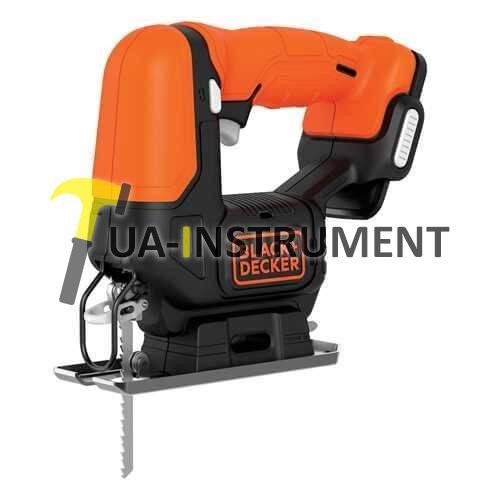 Пила лобзиковая аккумуляторная BLACK+DECKER,12 В Li-Ion, 0-2800 ход/мин,без аккум.и ЗУ,1.39 кг, шт Кременчуг - изображение 1