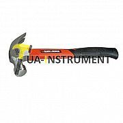 Молоток BLACK+DECKER, FIBERGLASS с гвоздодером, кованная головка 16OZ/450 гр для высокой прочности., Кременчуг