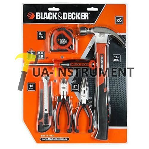 Набор инструмента, BLACK+DECKER, 6 шт, универсальный, шт Кременчуг - изображение 1