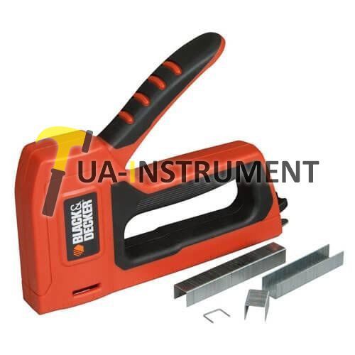 Степлер BLACK+DECKER Тип скоб: "А", высота скобы: 4-10 мм, шт Кременчуг - изображение 1