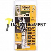 Набор бит DeWALT IMPACT Torsion 10шт + специальные магнитные держатели., шт Кременчуг