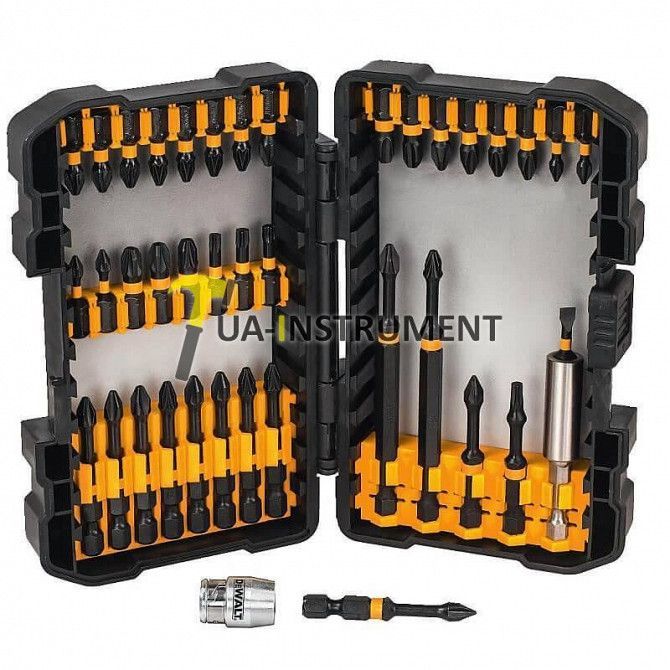 Набор бит DeWALT IMPACT TORSION EXTREME, 34 шт.+магнитный адаптер 50 мм, шт Кременчуг - изображение 1
