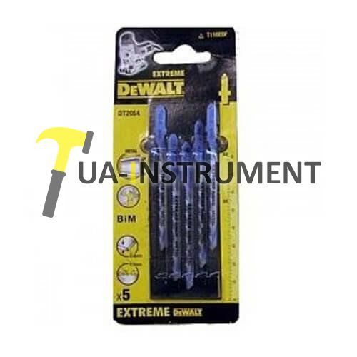 Полотно пильное DeWALT по листовому металлу, для электролобзиков, 5шт., шт Кременчуг - изображение 1