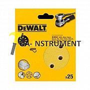 Шлифшкурка самоклеющаяся DeWALT, d=150мм, зерно 240, для эксцентриковых шлифмашин DW 443/ES5, 25шт., Кременчуг