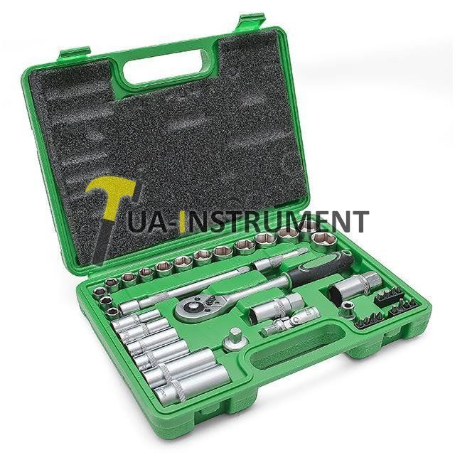 Набор инструмента 39ед. 3/8" Cr-V Intertool ET-6039 Кременчуг - изображение 1