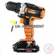 Шуруповерт аккумуляторный STORM 18В 2 аккум. Intertool WT-0314 Кременчуг