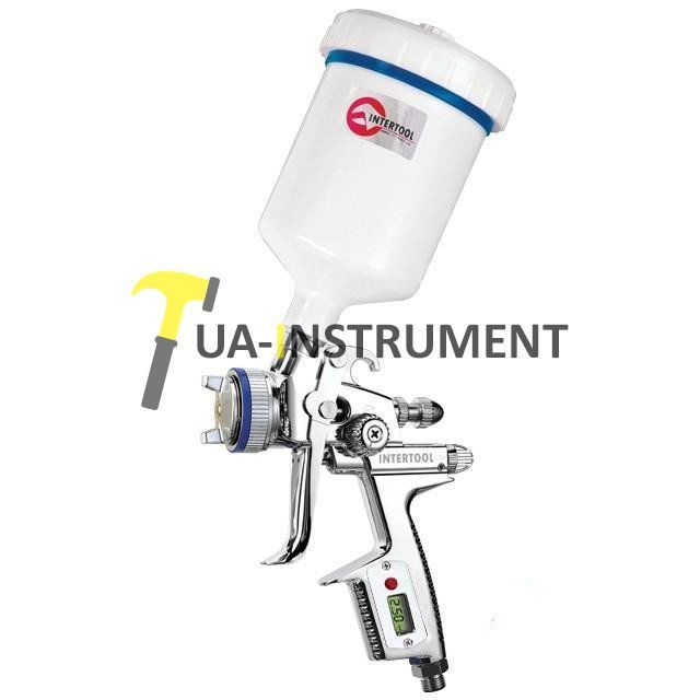 Краскопульт профессиональный HVLP II 1.3мм, верх. п/б 600 мл Digital Intertool PT-0105D Кременчуг - изображение 1