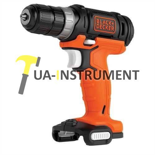 Дрель-шуруповерт аккумуляторный 12 В Li-Ion, 0-550 об/мин, без акк. и ЗУ BLACK+DECKER BDCDD12USB Кременчуг - изображение 1