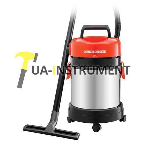 Сетевой пылесос для влажной и сухой уборки BLACK+DECKER 1,4 кВт, 220 AW, емкость пылесборника 20 л., Кременчуг - изображение 1