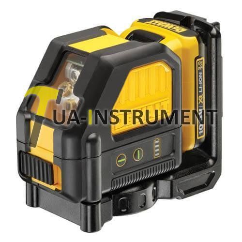 Лазер самовыравнив (гориз+верт) DeWALT, (зеленый лазер) 10.8V Li-Ion 1 аккум., ± 0.3мм/м, расст. 30м Кременчуг - изображение 1