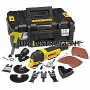 Многофункциональный инструмент DeWALT, 300 Bт, 8 насадок, шлифлисты 25шт., чемодан., шт Кременчуг