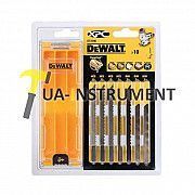 Набор полотен пильных DeWALT по древесине для электролобзиков, 10шт., шт Кременчуг