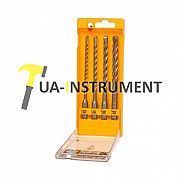 Набор буров DeWALT "SDS-Plus EXTREME2", 4шт: 5.5x160, 7x160, 8x160, 10x160мм, в пластиковой кассете. Кременчуг