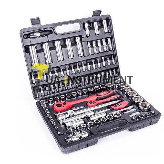 Профессиональный набор инструментов 1/2" & 1/4", 108ед., ET-6108 Intertool ET-6108 Кременчуг - изображение 1