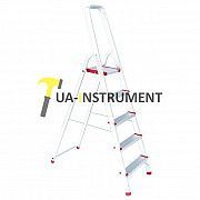Стремянка алюминиевая 5 ступеней, высота до платформы 1065мм Intertool LT-1005 Кременчуг