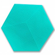 Декоративний самоклеючий шестикутник 3D ментол 200x230мм (1105) SW-00000745 Киев