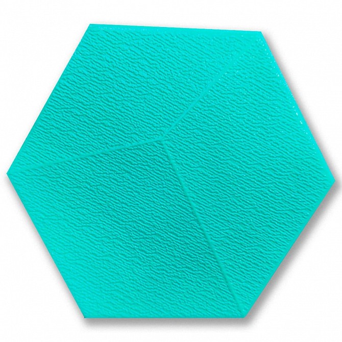 Декоративний самоклеючий шестикутник 3D ментол 200x230мм (1105) SW-00000745 Киев - изображение 1
