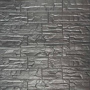 Самоклеюча 3D панель культурний камінь срібло 700x770x5мм (156) SW-00000751 Киев