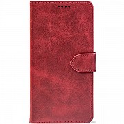 Чохол-книжка Crazy Horse Clasic для Motorola G84 5G Red Wine (Front) (Код товару:33180) Харьков