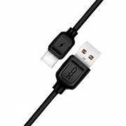 Кабель XO NB36 USB to Type-C 2.1A 1m Black (Код товару:32971) Харьков