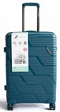 Пластиковый средний чемодан из поликарбоната 65L Horoso бирюзовый Киев