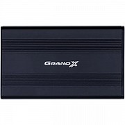 Зовнішня кишеня Grand-X для підключення HDD 2.5 USB 2.0 алюміній (HDE21) (Код товару:32730) Харьков