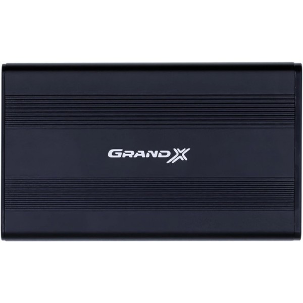 Зовнішня кишеня Grand-X для підключення HDD 2.5 USB 2.0 алюміній (HDE21) (Код товару:32730) Харьков - изображение 1