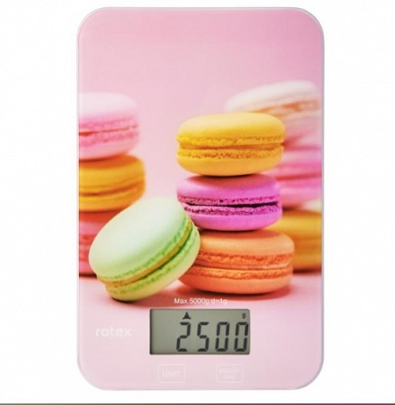 Весы кухонные Rotex Macaron RSK14-P-Macaron 5 кг Київ - изображение 1