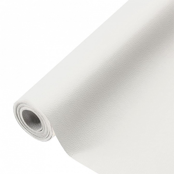 Самоклеюча экошкіра у рулоні 1.37*3m*0.5mm WHITE (D) SW-00001415 Киев - изображение 1