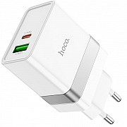 Мережевий зарядний пристрій Hoco N21Topspeed PD30W+QC3.0 (EU) White (Код товару:32642) Харьков