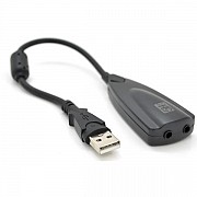 Звукова карта Voltronic USB-sound card (7.1) 3D sound Black (YT-SC-7.1/07386) (Код товару:33099) Харьков