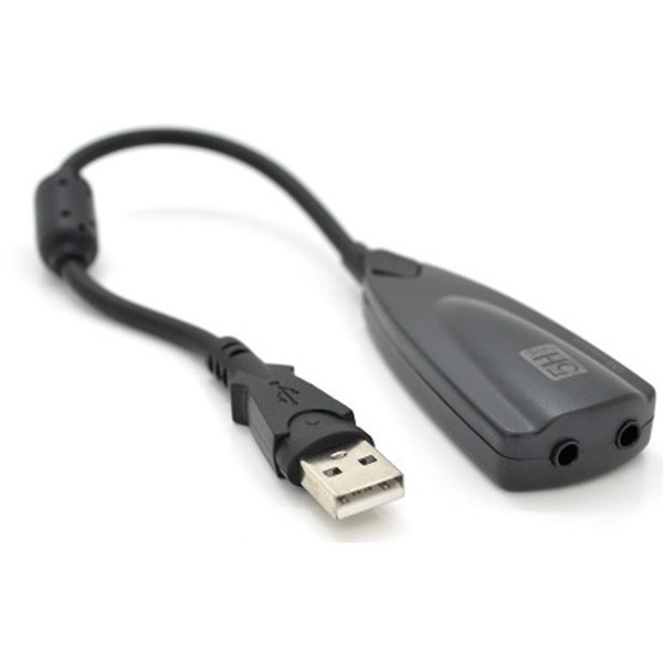 Звукова карта Voltronic USB-sound card (7.1) 3D sound Black (YT-SC-7.1/07386) (Код товару:33099) Харьков - изображение 1