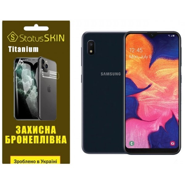 Поліуретанова плівка StatusSKIN Titanium для Samsung A10e A102 Глянцева (Код товару:33444) Харьков - изображение 1