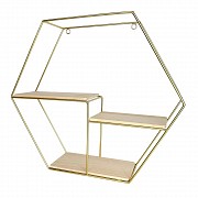 Полка настінна шестикутник XL 480*420*120мм (D) SW-00001638 Киев