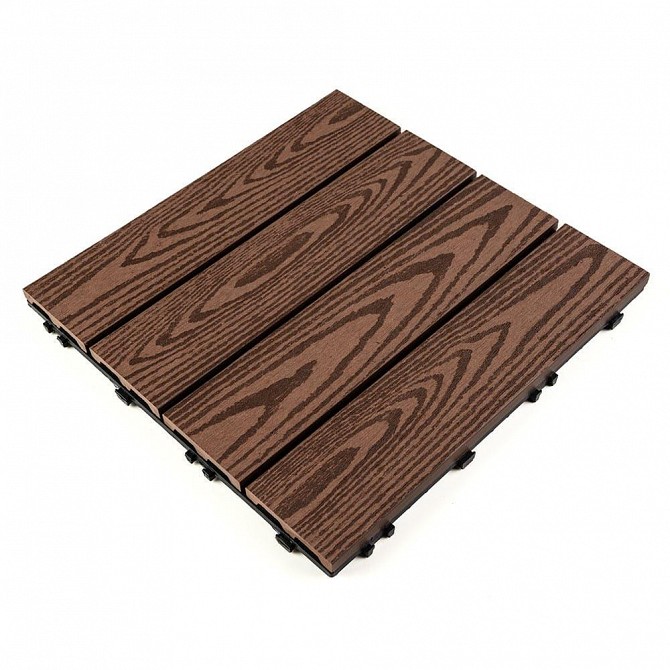 Композитна плитка WPC кедр 30*30CM*2СM (D) SW-00001705 Киев - изображение 1