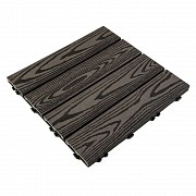 Композитна плитка WPC антрацит 30*30CM*2СM (D) SW-00001708 Киев