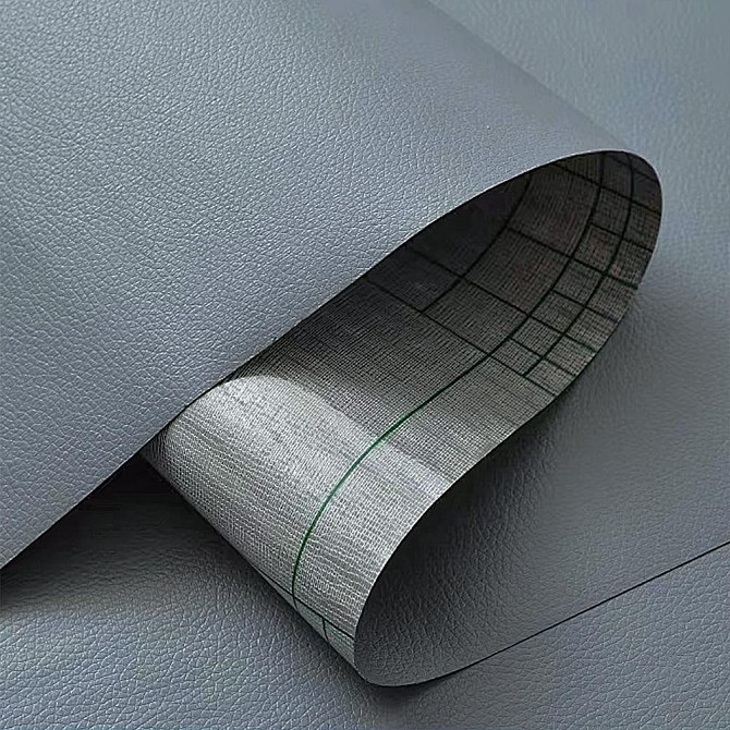 Самоклеюча экошкіра у рулоні 1.37*1m*0.5mm DEEP GREY (D) SW-00001154 Киев - изображение 1