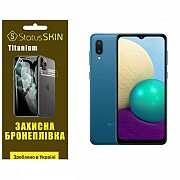 Поліуретанова плівка StatusSKIN Titanium для Samsung A02 A022 Глянцева (Код товару:33566) Харьков