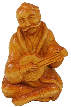 Эксклюзивная статуэтка ручной работы из дерева Козак Мамай Київ - изображение 1
