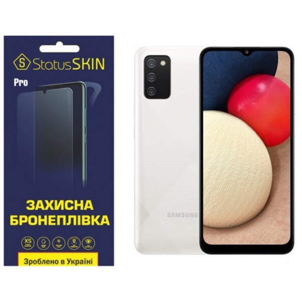 Поліуретанова плівка StatusSKIN Pro для Samsung A02s A025 Глянцева (Код товару:33617) Харьков - изображение 1