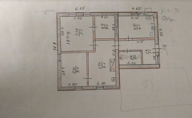 Продам. Дом 66 м.кв. 5 соток. Краснополье, ул.Татарская Днепр - изображение 1