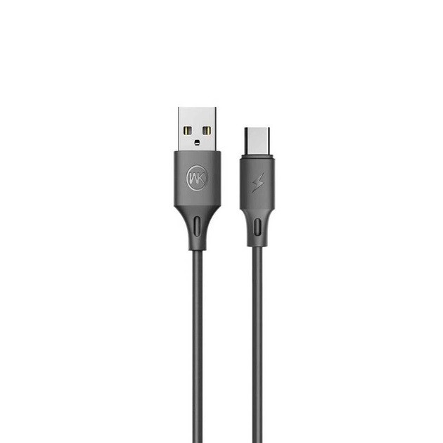 Кабель WK USB-Type-C WDC-092a-2-Black 2 м черный Київ - изображение 1