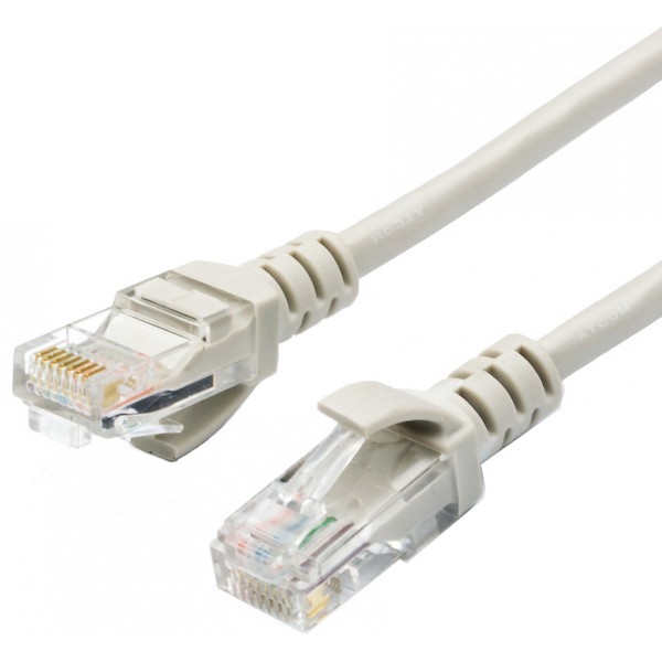 Патч-корд Atcom Geplink UTP Cat.5e 26AWG 1 м Сірий (GL8001) (Код товару:33643) Харьков - изображение 1